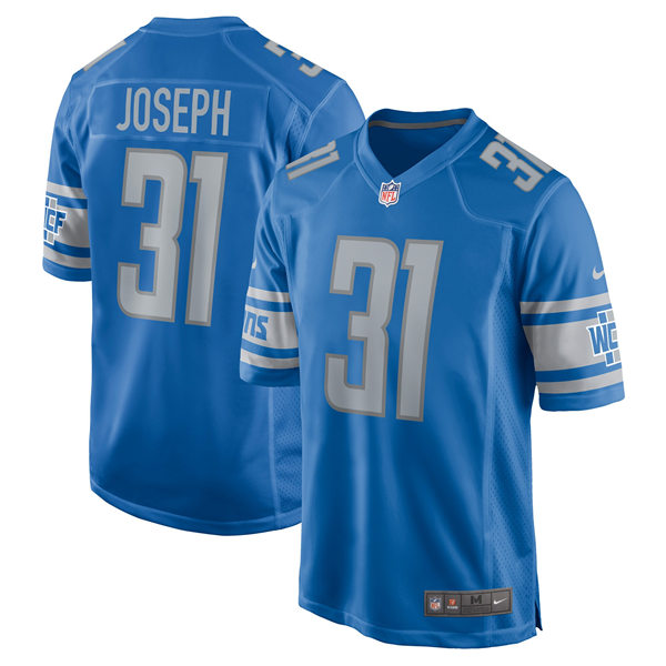 Mens Detroit Lions #31 Kerby Joseph Nike Blue Vapor Untouchable Limited Jersey