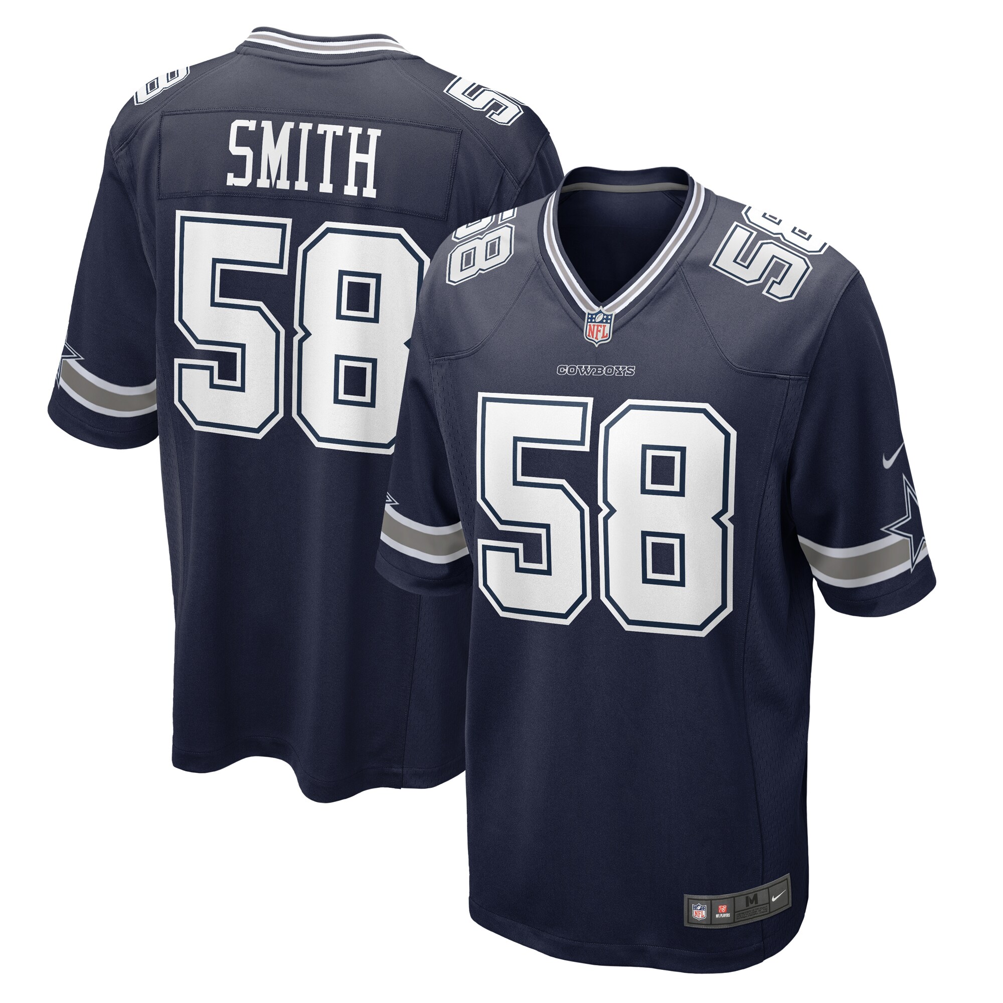 Mens Dallas Cowboys #58 Mazi Smith Nike Navy Team Color Vapor Untouchable Limited Player Jersey