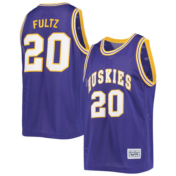 Mens Youth Washington Huskies Custom Adidas Original Retro Brand Commemorative Classic Basketball Jersey