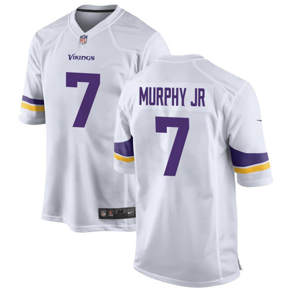 Men's Minnesota Vikings #7 Byron Murphy Jr. Nike White Vapor Untouchable Limited Palyer Jersey