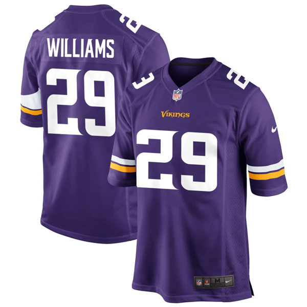 Men's Minnesota Vikings #29 Joejuan Williams Nike Purple Vapor Untouchable Limited Palyer Jersey