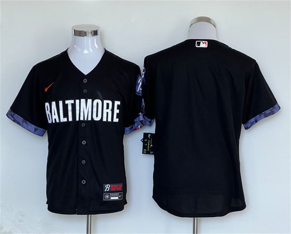 Mens Baltimore Orioles Blank 2023 City Connect Black 2023 City Connect Jersey 