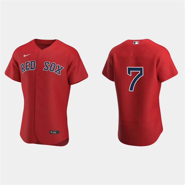 Mens Boston Red Sox #7 Masataka Yoshida Nike Red Alternate FlexBase Player Jersey