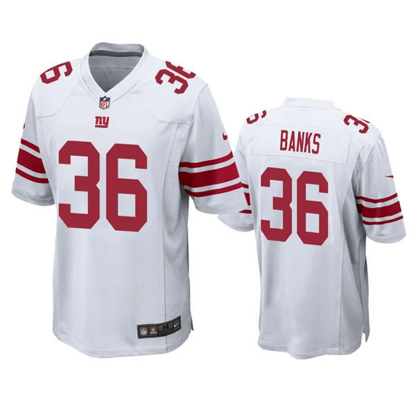 Men's New York Giants #36 Deonte Banks Nike White Vapor Untouchable Limited Jersey