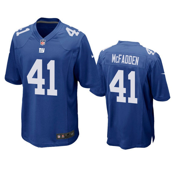Men's New York Giants #41 Micah McFadden Nike Royal Team Color Vapor Untouchable Limited Jersey
