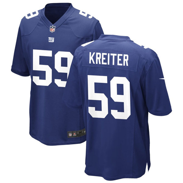 Mens New York Giants #59 Casey Kreiter Nike Royal Team Color Vapor Untouchable Limited Jersey