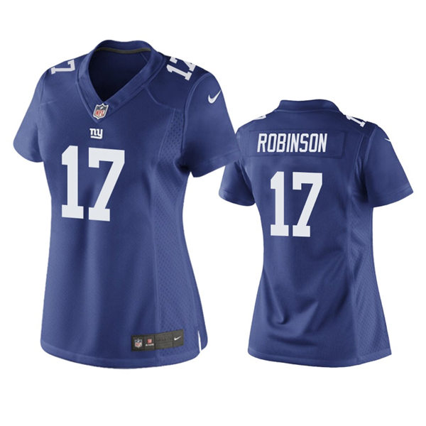 Womens New York Giants #17 Wan'Dale Robinson Nike Royal Limited Jersey