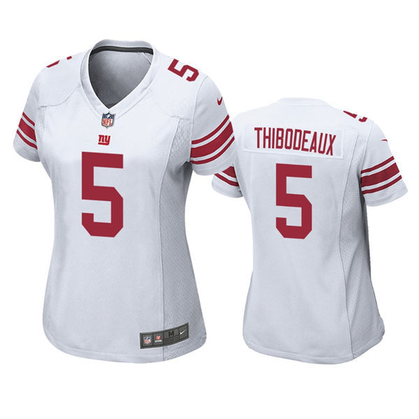 Womens New York Giants #5 Kayvon Thibodeaux Nike White Limited Jersey