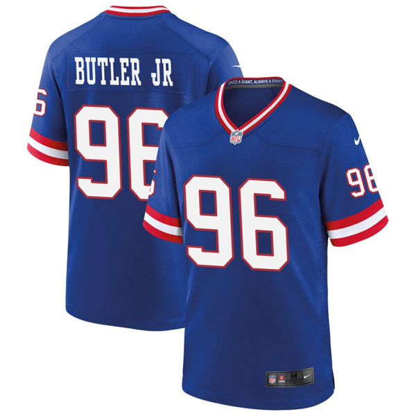Men's New York Giants #96 Vernon Butler Jr. Nike Royal Classic Limited Jersey