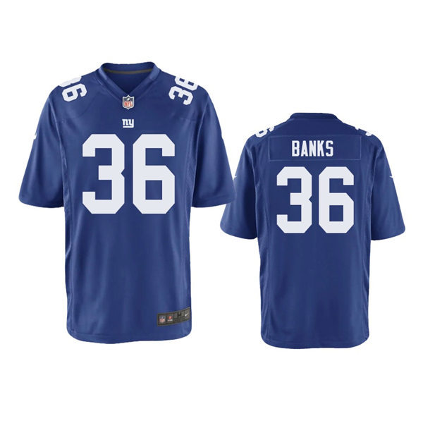 Youth New York Giants #36 Deonte Banks Nike Royal Limited Jersey