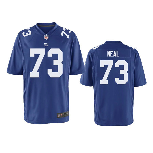 Youth New York Giants #73 Evan Neal Nike Royal Limited Jersey