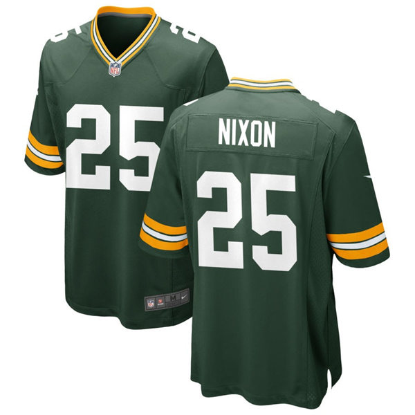Mens Green Bay Packers #25 Keisean Nixon Nike Green Vapor Limited Player Jersey