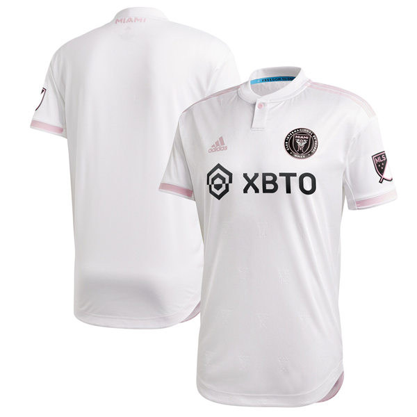 Men's Inter Miami CF adidas White 2020 Primary Custom Jersey