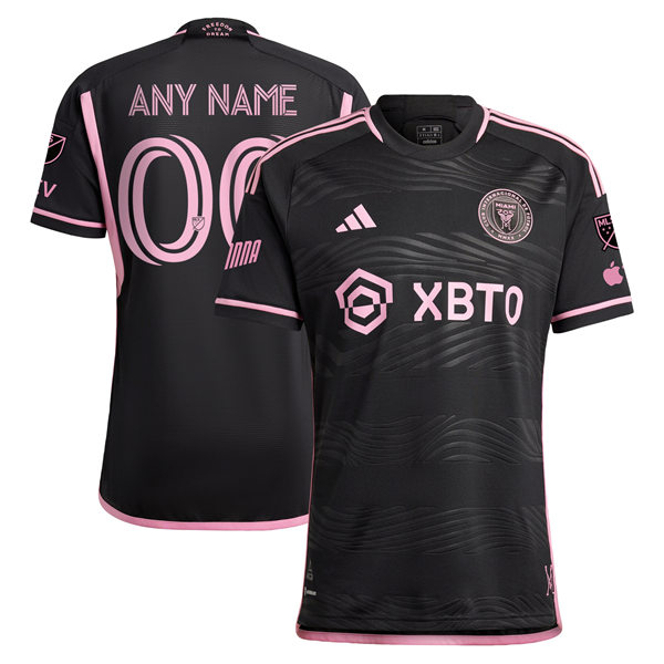 Men's Inter Miami CF adidas 2023 La Noche Authentic Custom Jersey - Black