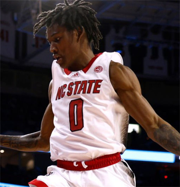 Mens Youth NC State Wolfpack Custom Adidas White 2022-23 Basketball Game Jersey