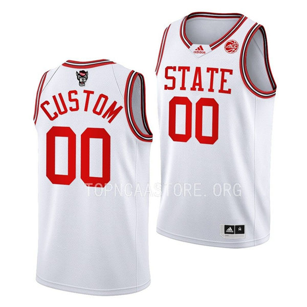 Mens Youth NC State Wolfpack Custom Adidas 1983 40th Anniversary Throwback Basketball Jersey