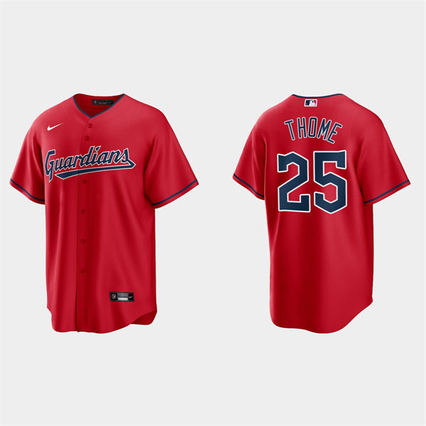 Youth Cleveland Guardians #25 Jim Thome Nike Red Alternate Jersey