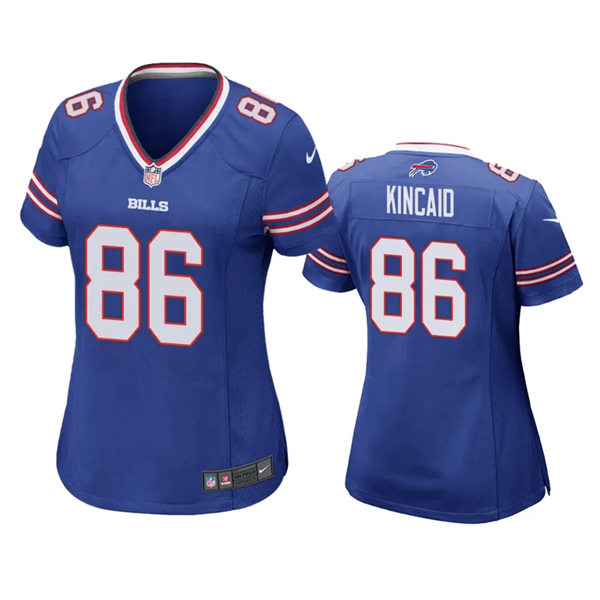 Womens Buffalo Bills #86 Dalton Kincaid Nike Royal Limited Jersey
