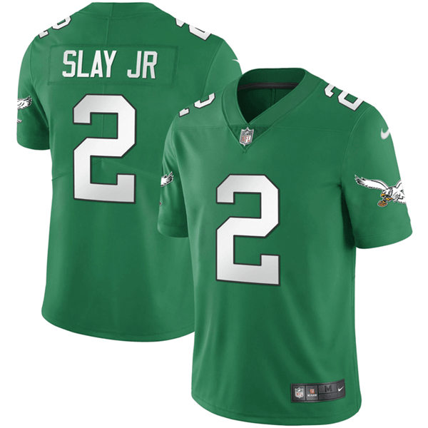 Mens Philadelphia Eagles #2 Darius Slay Jr  2023 Nike Kelly Green 1996 Retro Jersey
