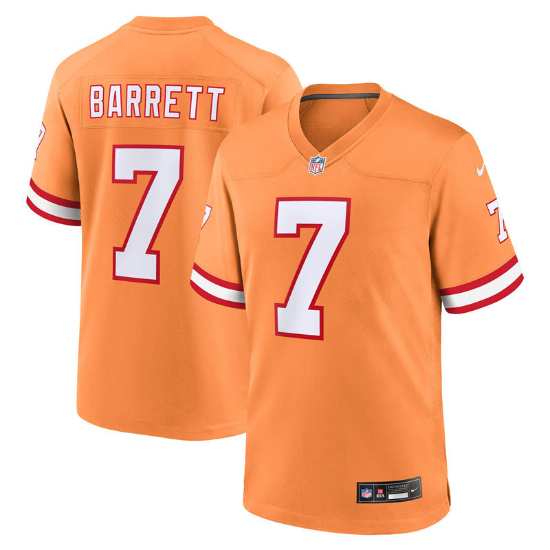 Mens Tampa Bay Buccaneers #7 Shaquil Barrett Nike Orange Retro Vapor F.U.S.E. Limited Jersey