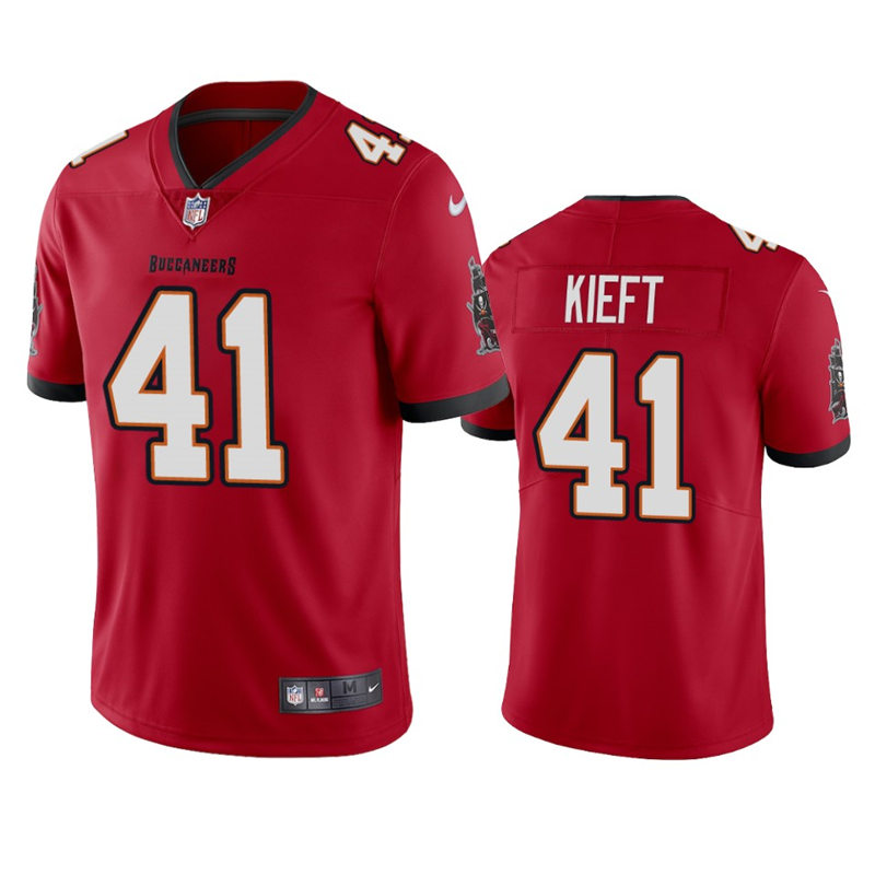 Mens Tampa Bay Buccaneers #41 Ko Kieft Nike Home Red Vapor Limited Player Jersey