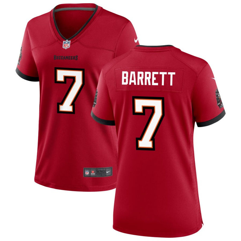 Womens Tampa Bay Buccaneers #7 Shaquil Barrett Nike Home Red Limited Player Jersey