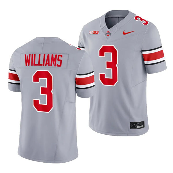 Mens Youth Ohio State Buckeyes #3 Miyan Williams 2023 Alternate Gary Limited Football Jersey