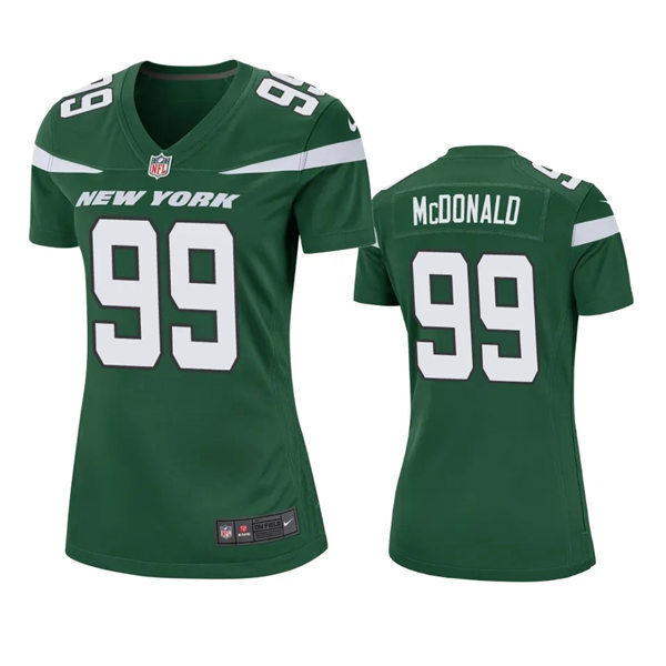 Womens New York Jets #99 Will McDonald IV Nike Gotham Green Limited Jersey