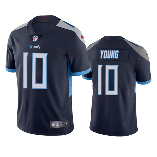 Mens Tennessee Titans #10 Vince Young Nike Navy Vapor Untouchable Limited Jersey