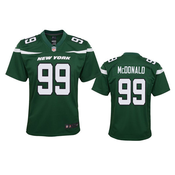Youth New York Jets #99 Will McDonald IV  Nike Gotham Green Limited Jersey