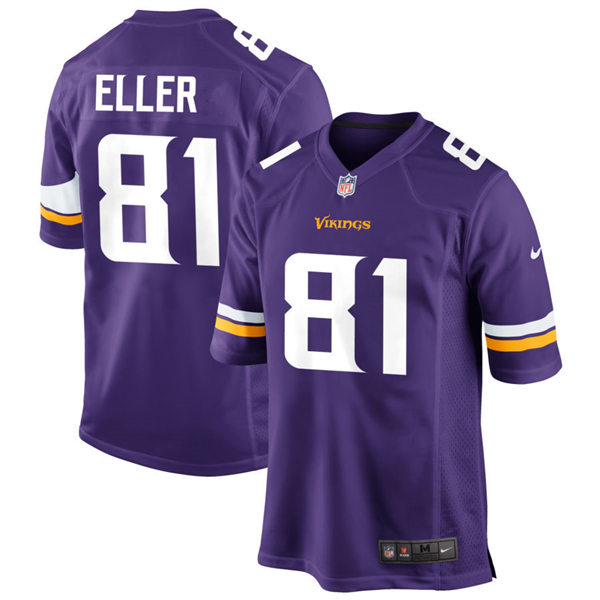Men's Minnesota Vikings Retired Player #81 Carl Eller Nike Purple Vapor Untouchable Limited Jersey