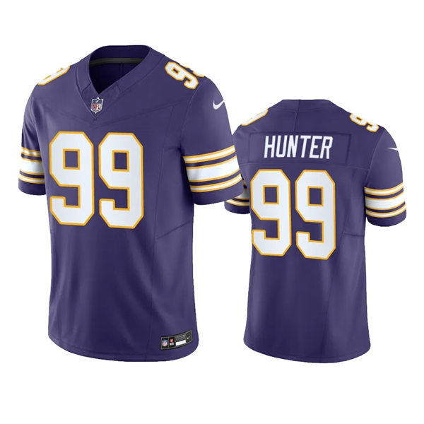Men's Minnesota Vikings #99 Danielle Hunter Purple Classic F.U.S.E. Limited Jersey
