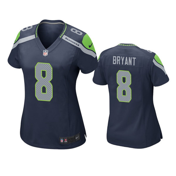 Womens Seattle Seahawks #8 Coby Bryant Nike Navy Team Color Limited Jersey