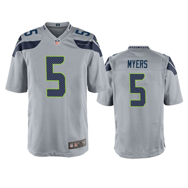 Youth Seattle Seahawks #5 Jason Myers Nike Gray Limited Jersey