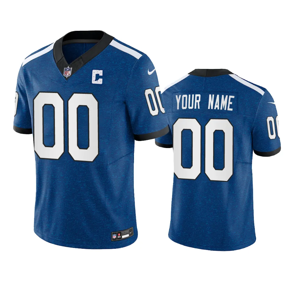 Mens Youth Indianapolis Colts Custom Royal Indiana Nights Alternate Vapor F.U.S.E. Limited Jersey