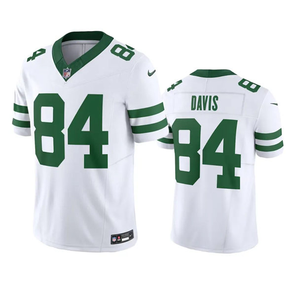 Mens New York Jets #84 Corey Davis White Legacy Vapor Limited Jersey