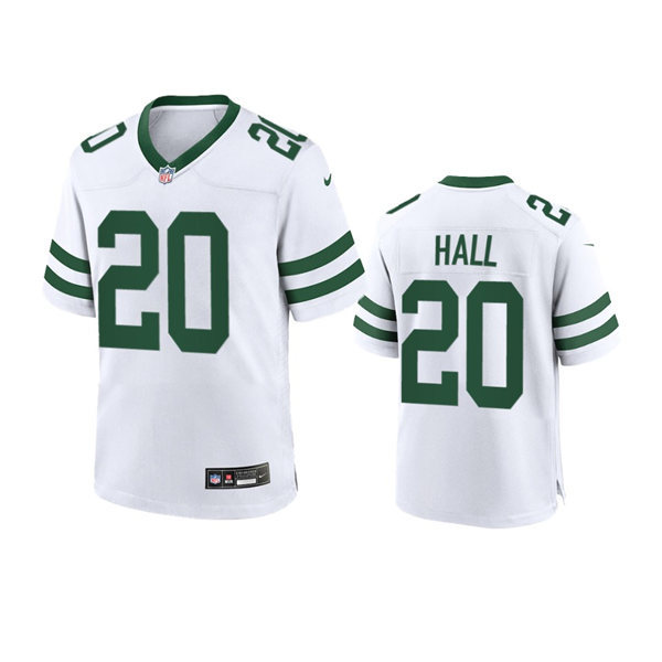 Youth New York Jets #20 Breece Hall White Legacy Game Jersey