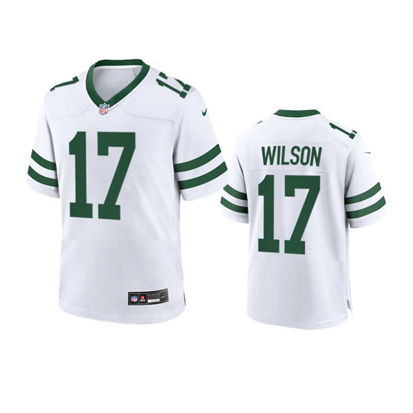 Youth New York Jets #17 Garrett Wilson White Legacy Game Jersey