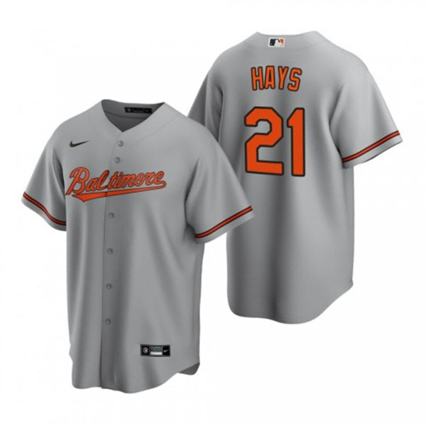 Youth Baltimore Orioles #21 Austin Hays Nike Gray Replica Road Jersey