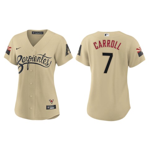 Youth Arizona Diamondbacks #7 Corbin Carroll Nike Tan City Connect Jersey