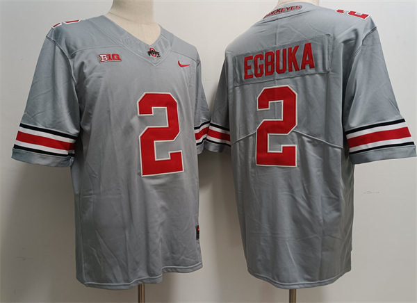 Mens Ohio State Buckeyes #2 Emeka Egbuka 2023 Alternate Gary Limited Football Jersey