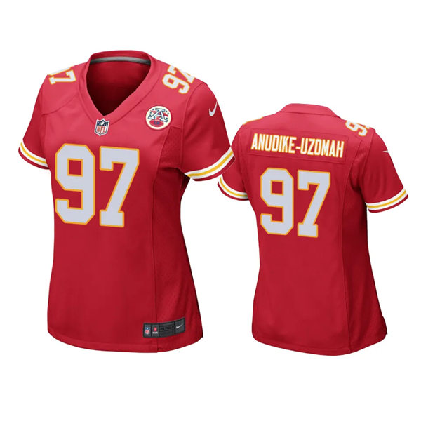 Women's Kansas City Chiefs #97 Felix Anudike-Uzomah Nike Red Limited Jersey