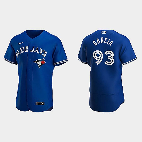Mens Toronto Blue Jays #93 Yimi Garcia  Nike Royal Alternate FlexBase Jersey
