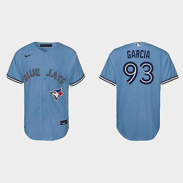 Youth Toronto Blue Jays #93 Yimi Garcia Nike Powder Blue Alternate Coolbase Jersey