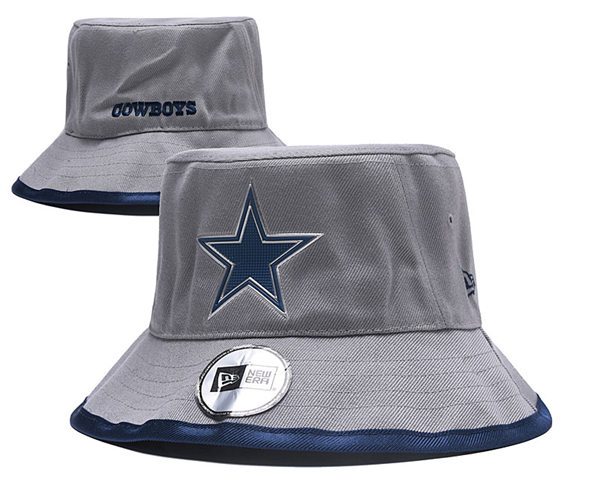 Dallas Cowboys embroidered Snapback Caps GreyBucket Hat YD23062801 (1)