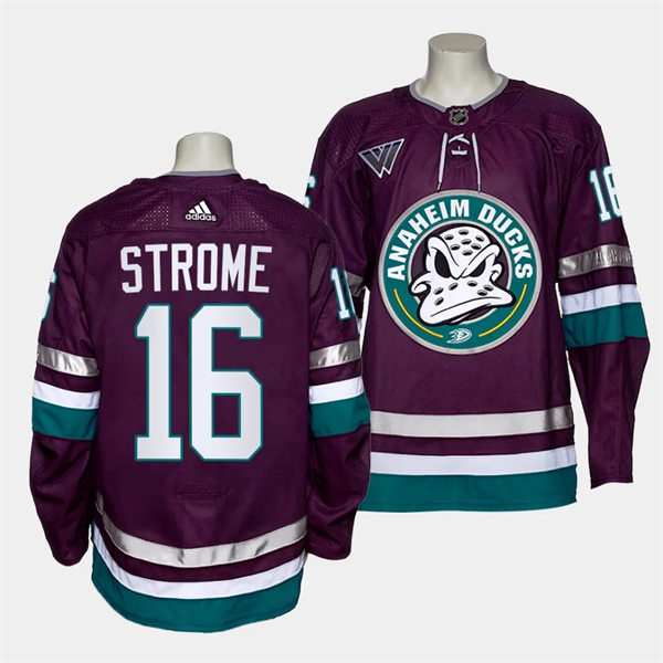 Mens Youth Anaheim Ducks #16 Ryan Strome 2023-24 Purple Alternate 30th Anniversary Jersey 