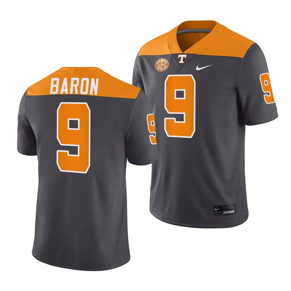 Mens Youth Tennessee Volunteers #9 Tyler Baron 2023 Nike ARTFUL DODGER