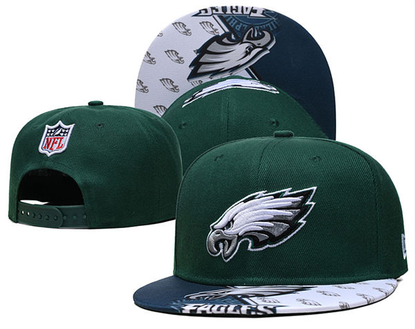 Philadelphia Eagles embroidered Green Snapback Caps GS23090712