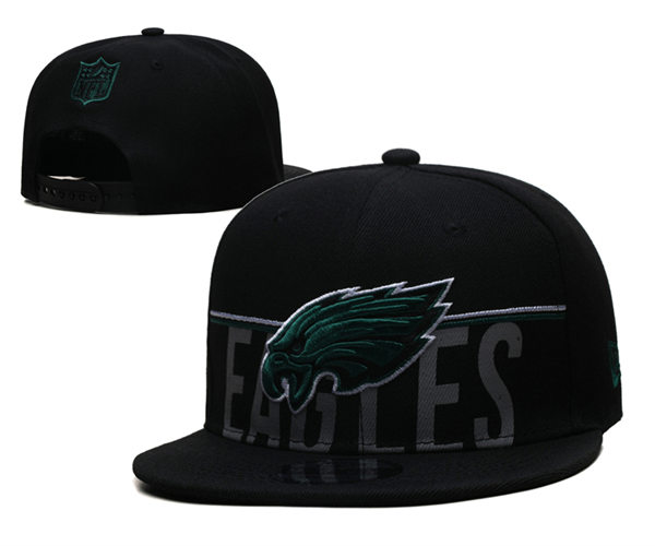 Philadelphia Eagles embroidered Black Snapback Caps GS23090712