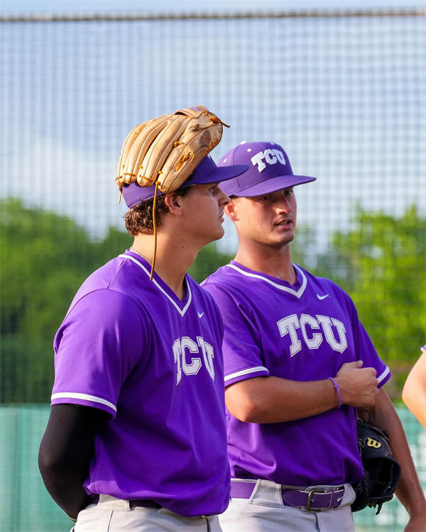 Men's Youth TCU Horned Frogs Custom Nike Purple Pullover College Baseball Jersey